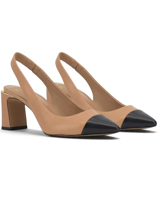 Vince Camuto Shoes - VINCE CAMUTO HAMDEN CT SLINGBACKS SANDSTONE OLD MONEY LUX PARISIAN CHIC NEW 9.5